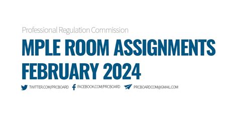 master plumber room assignment feb 2024|MPLE RESULTS: February 2024 Master Plumber Licensure .